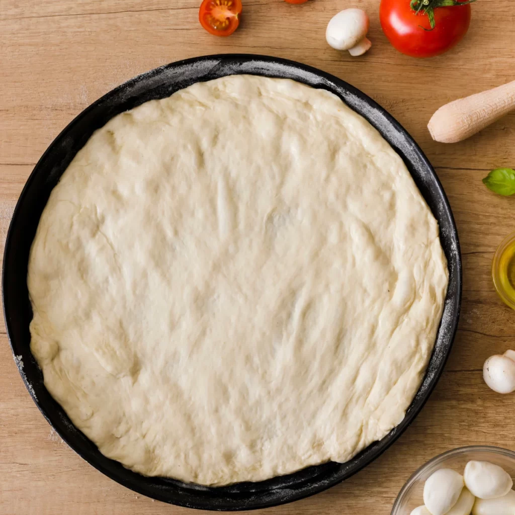 Receita de massa fit para pizza