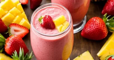 Receitas Smoothie de Frutas para Pré-Treino Energizante