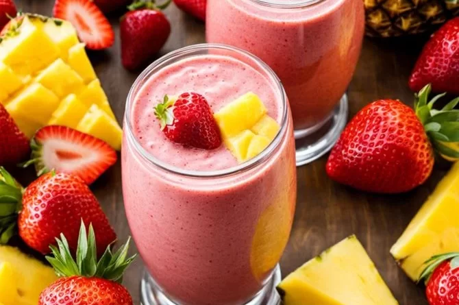 Receitas Smoothie de Frutas para Pré-Treino Energizante