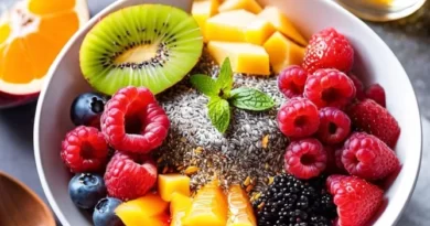 Receita de Salada de Frutas Fitness com Mel e Chia