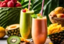 Receita Smoothie Revitalizante de Frutas Tropicais