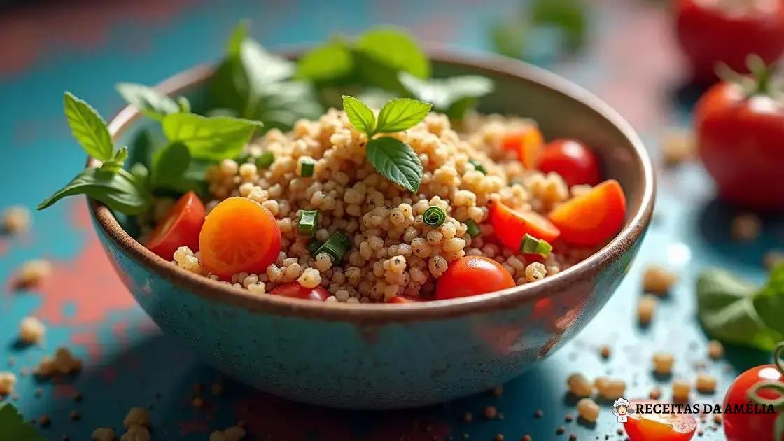 Benefícios da quinoa na alimentação