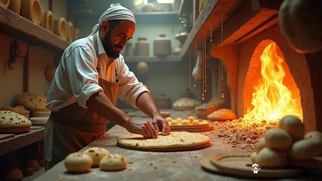 Como o pão sírio é feito?