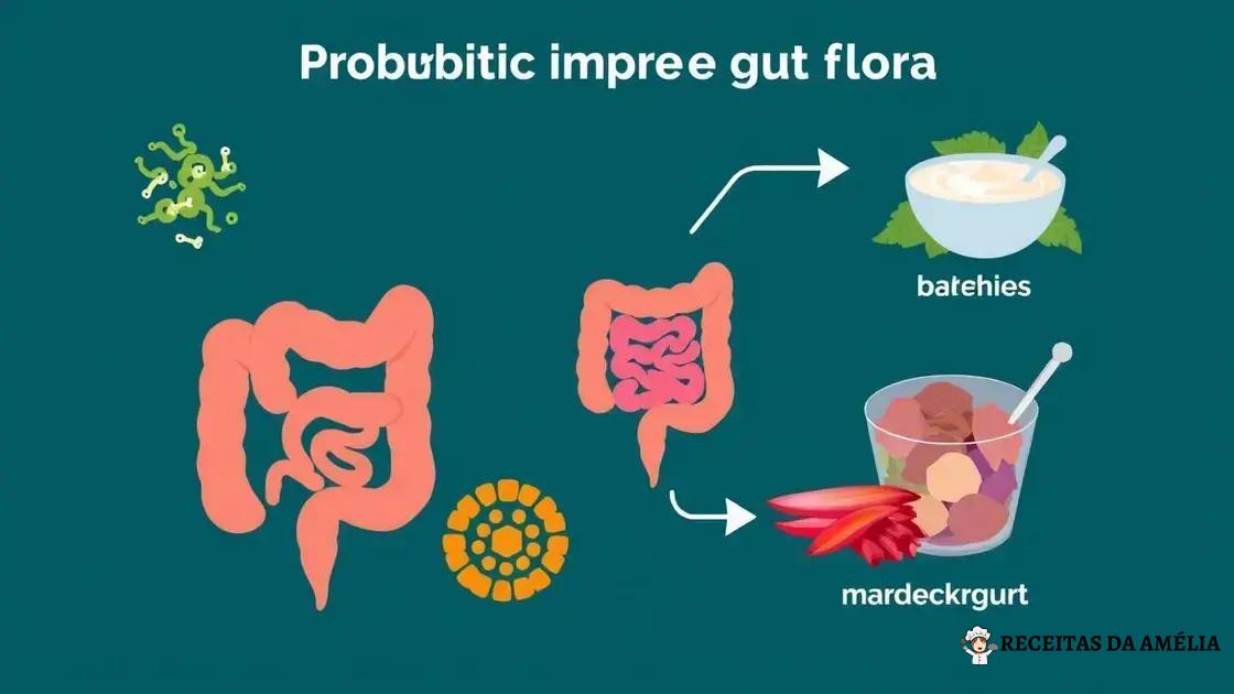 Como os probióticos melhoram a flora intestinal