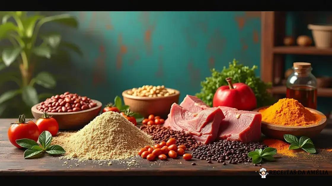 Ingredientes principais do feijão tropeiro