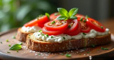 Torrada de pão integral com queijo cottage e tomate: a opção saudável que você precisa experimentar