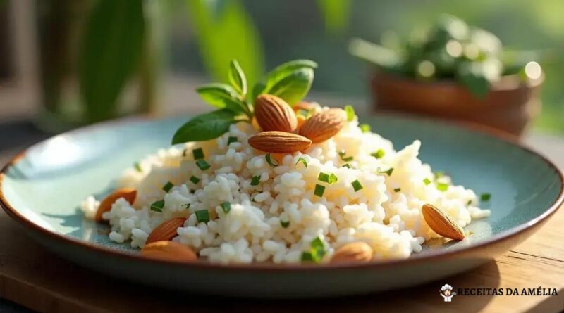 Arroz de coco com amêndoas: Uma receita irresistível e deliciosa