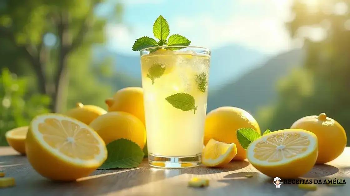 Benefícios da limonada suíça