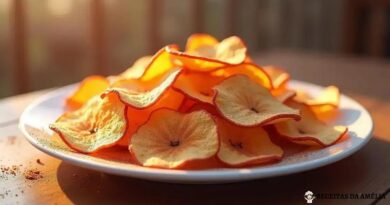 Chips de maçã com canela: A receita irresistível que você precisa experimentar