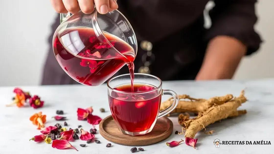 Como Preparar o Chá de Ginseng com Hibisco