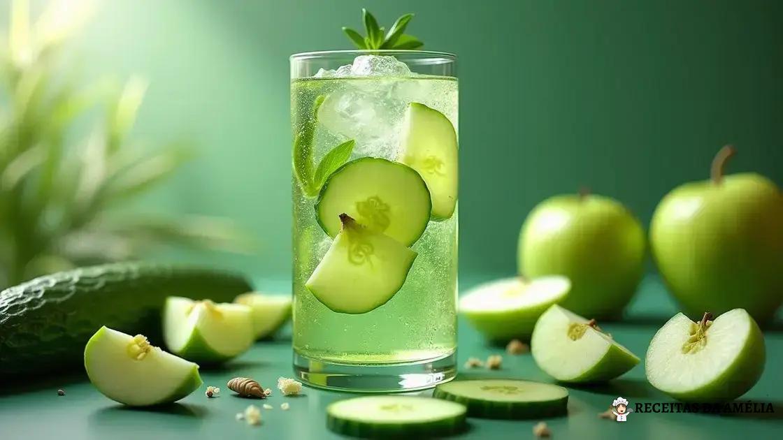 Como preparar o detox de pepino com maçã verde