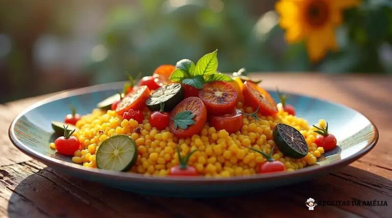 Couscous Marroquino com Legumes Grelhados: Uma Receita Incrível