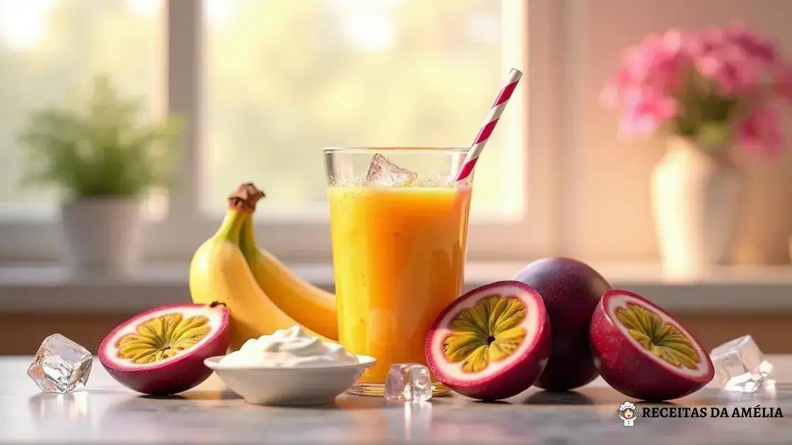 Ingredientes para o smoothie perfeito