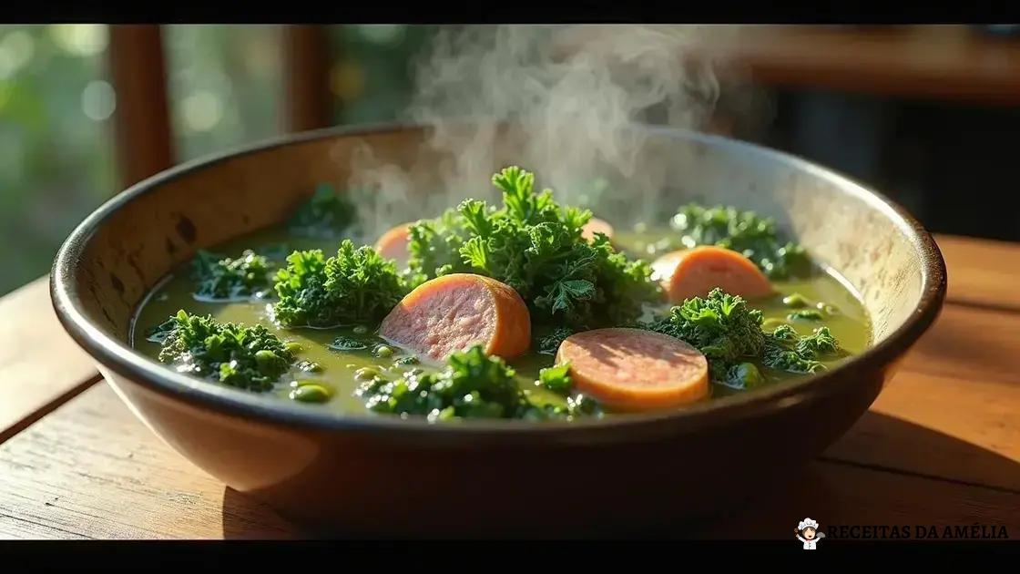 Passo a passo para preparar o Caldo verde