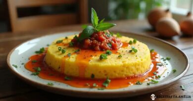 Polenta Grelhada com Molho Rústico: Prepare essa Delícia Fácil e Rápida