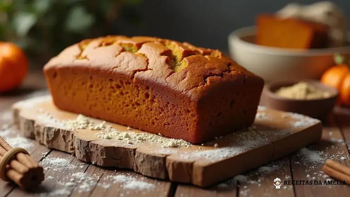 Receita Simples de Pão de Abóbora