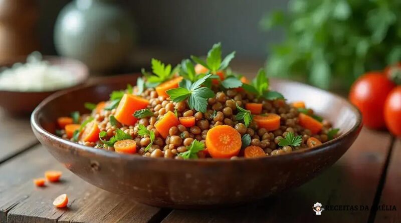 Salada de Lentilha com Cenoura e Curry: Uma Explosão de Sabores e Saúde