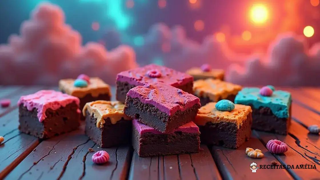 Variações de sabores para seu brownie