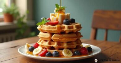 Waffles de banana e aveia: Uma receita deliciosa e nutritiva para qualquer hora