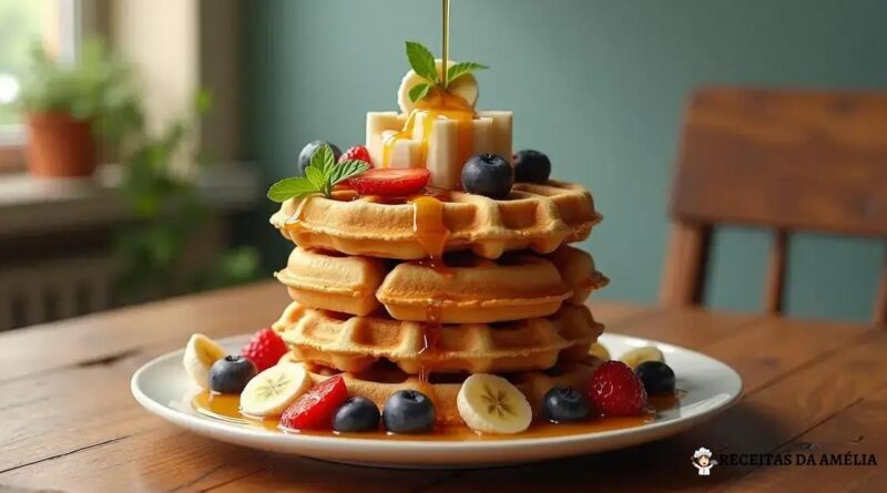 Waffles de banana e aveia: Uma receita deliciosa e nutritiva para qualquer hora