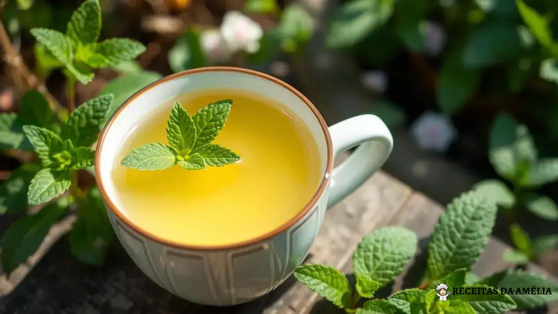 Benefícios do Chá de Menta com Chá Branco