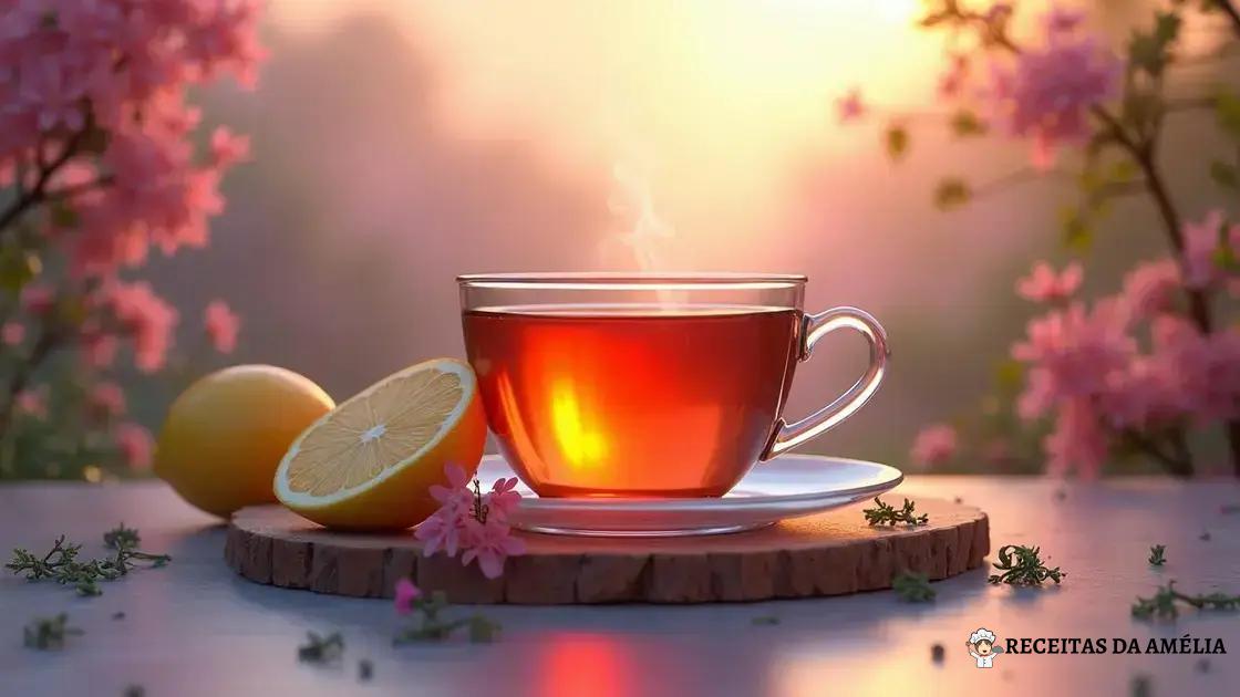 Benefícios do chá de rooibos com limão-siciliano