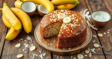 Bolo de Banana com Farinha de Coco: Aprenda a Fazer Esta Delícia Saudável