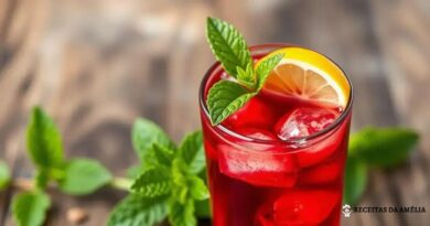 Chá gelado detox de hibisco: descubra seus incríveis benefícios e receitas