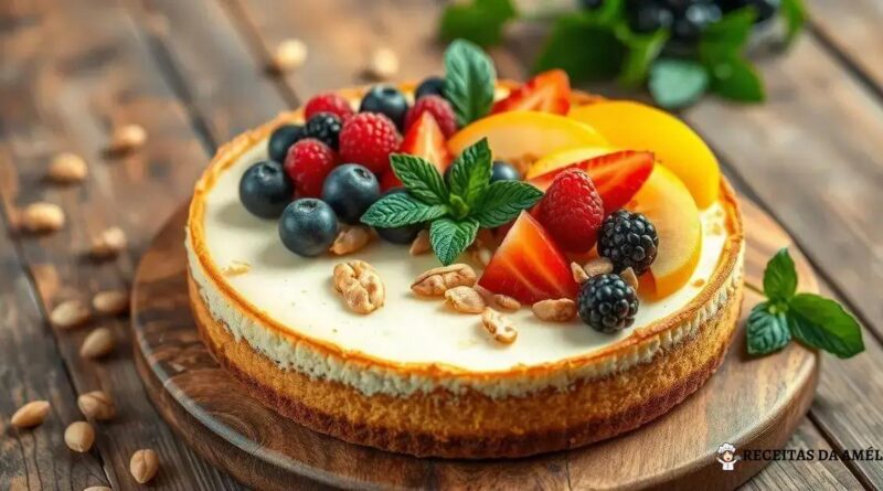 Cheesecake fit com base de oleaginosas: O doce saudável que você precisa experimentar