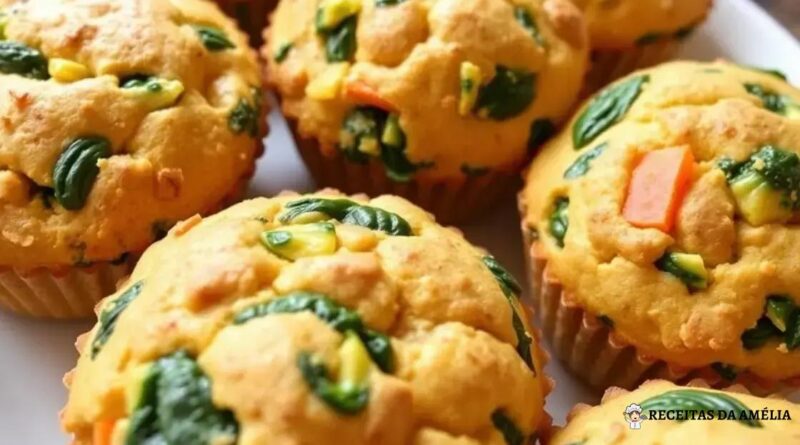 Muffins de claras com legumes: uma deliciosa e saudável opção para seu lanche