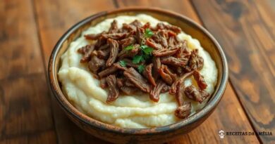 Purê de couve-flor com carne desfiada: uma receita deliciosa e fácil