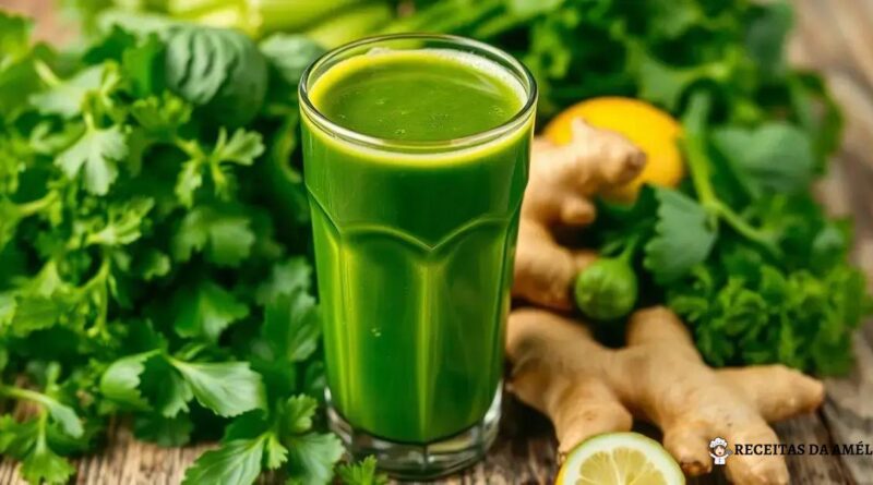 Suco verde com gengibre: Benefícios e receitas incríveis para você experimentar