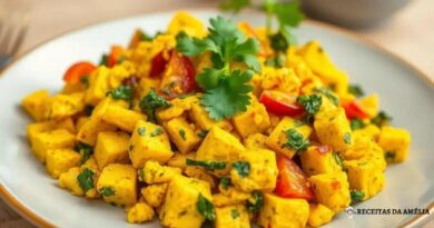 Tofu Mexido com Cúrcuma: Uma Receita Rápida e Saborosa para o Dia a Dia